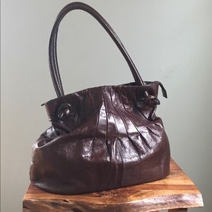 HOBO International Brown Leather Shoulder Bag